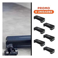 Pack6 Equipo Fitness Plomo de 2 Niveles para Cardio en Casa